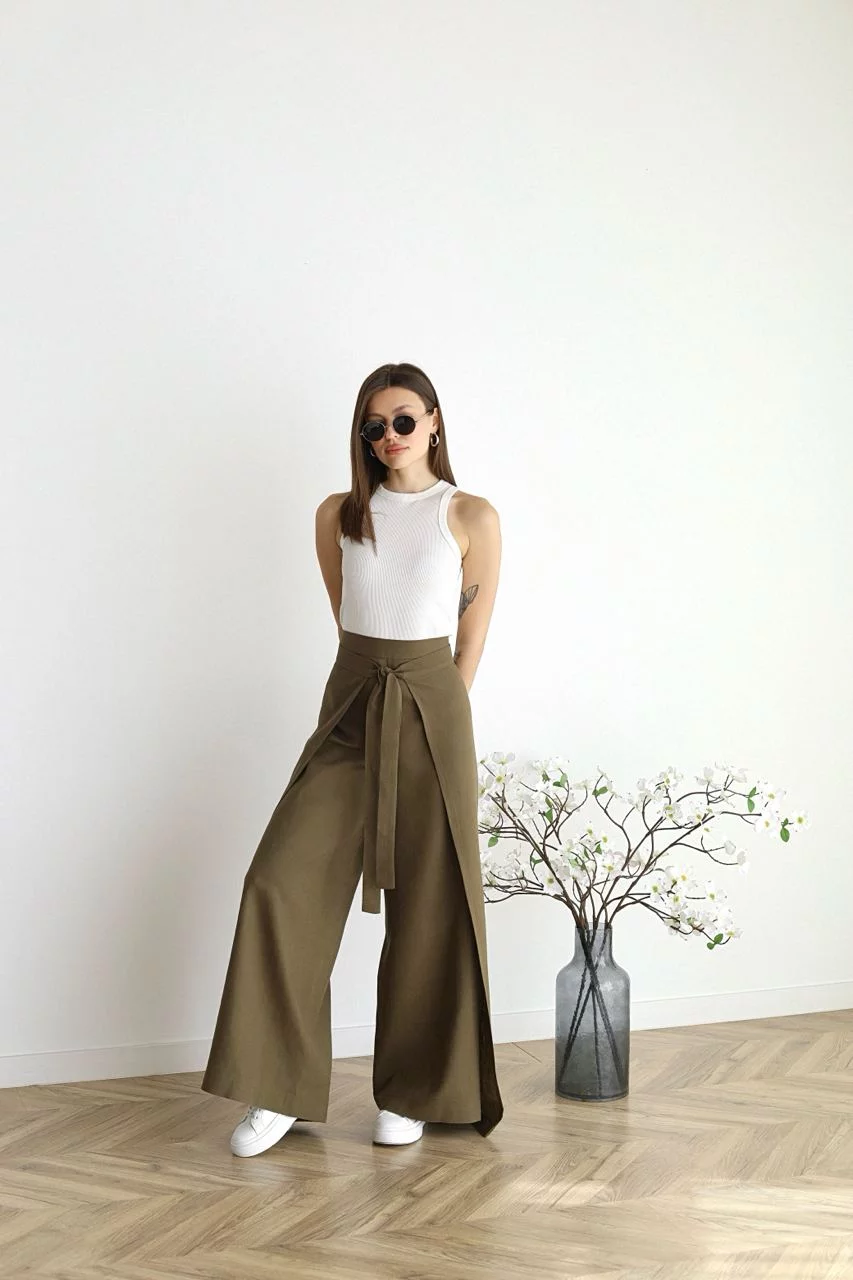 Rosalia - Linen Wide-Leg Pants