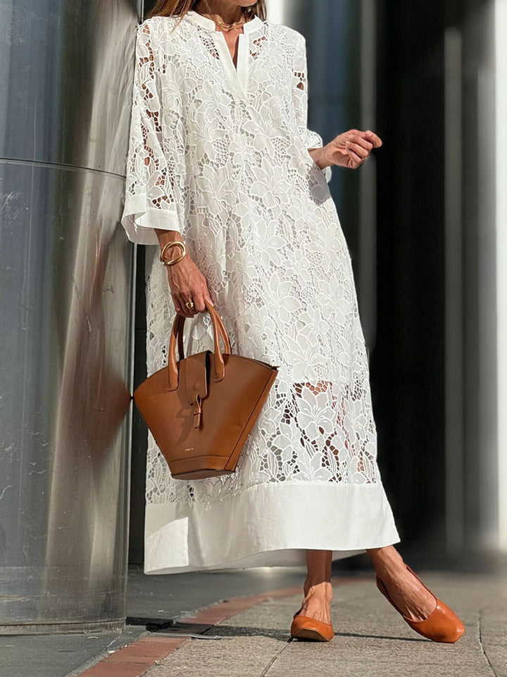 Amber - Lace Maxi Dress