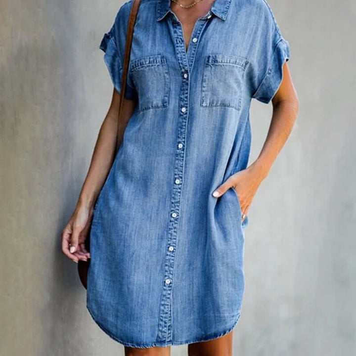 Catherine - Denim Dress