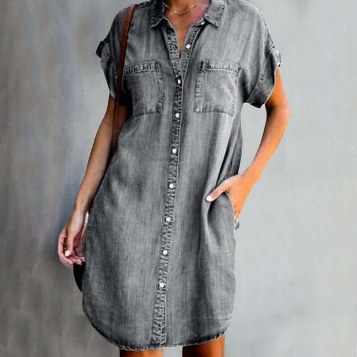 Catherine - Denim Dress