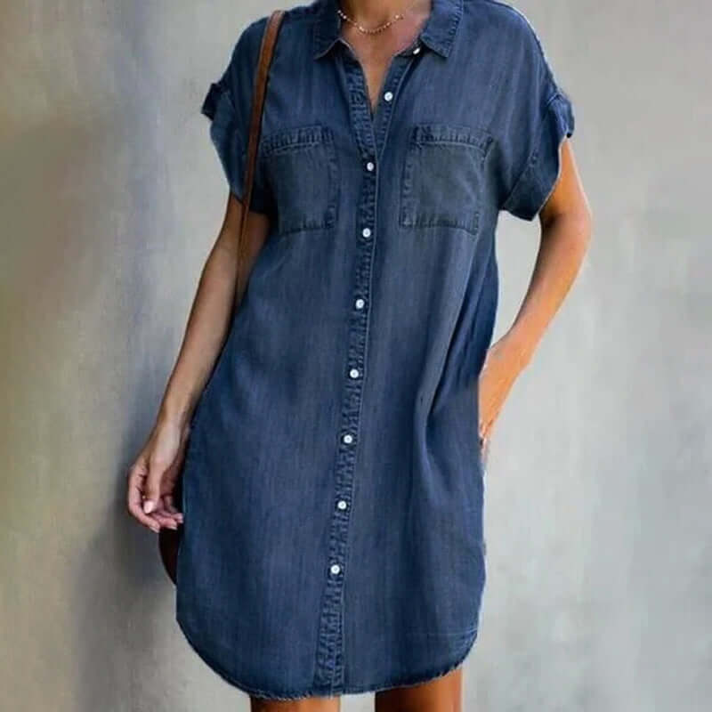 Catherine - Denim Dress