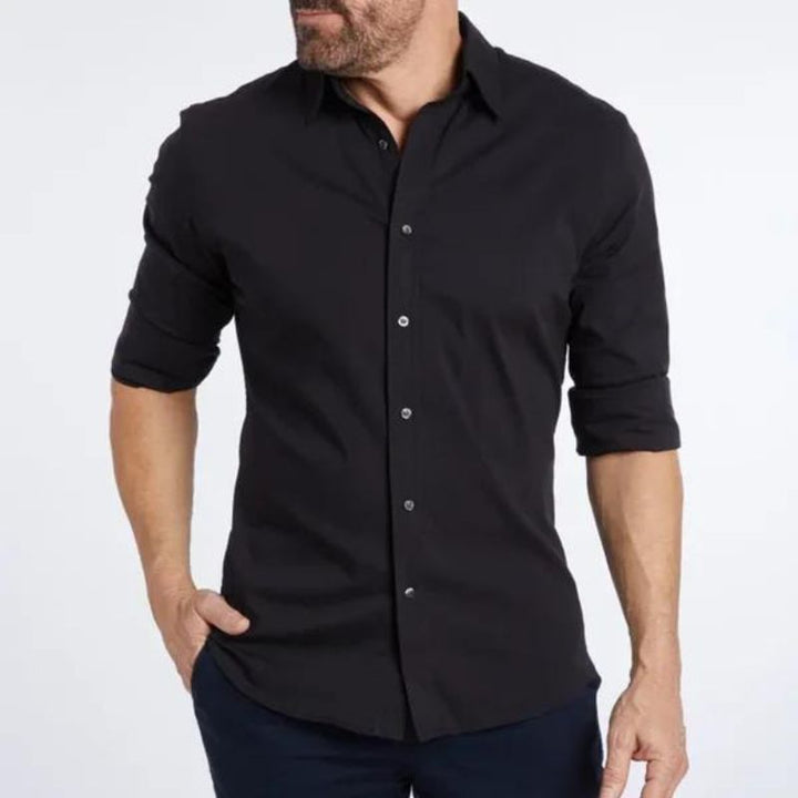 Alex - Non-Iron Zip-Up Shirt