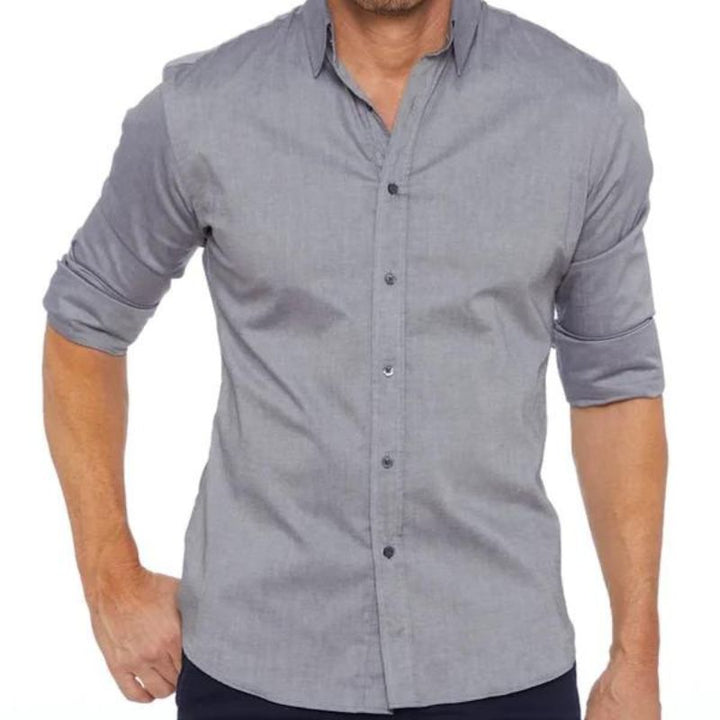 Alex - Non-Iron Zip-Up Shirt